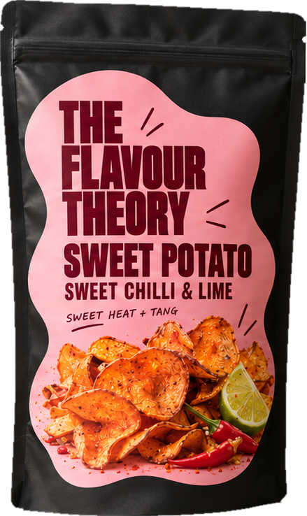 The Flavour Theory Sweet Potato, Sweet Chilli & Lime pack